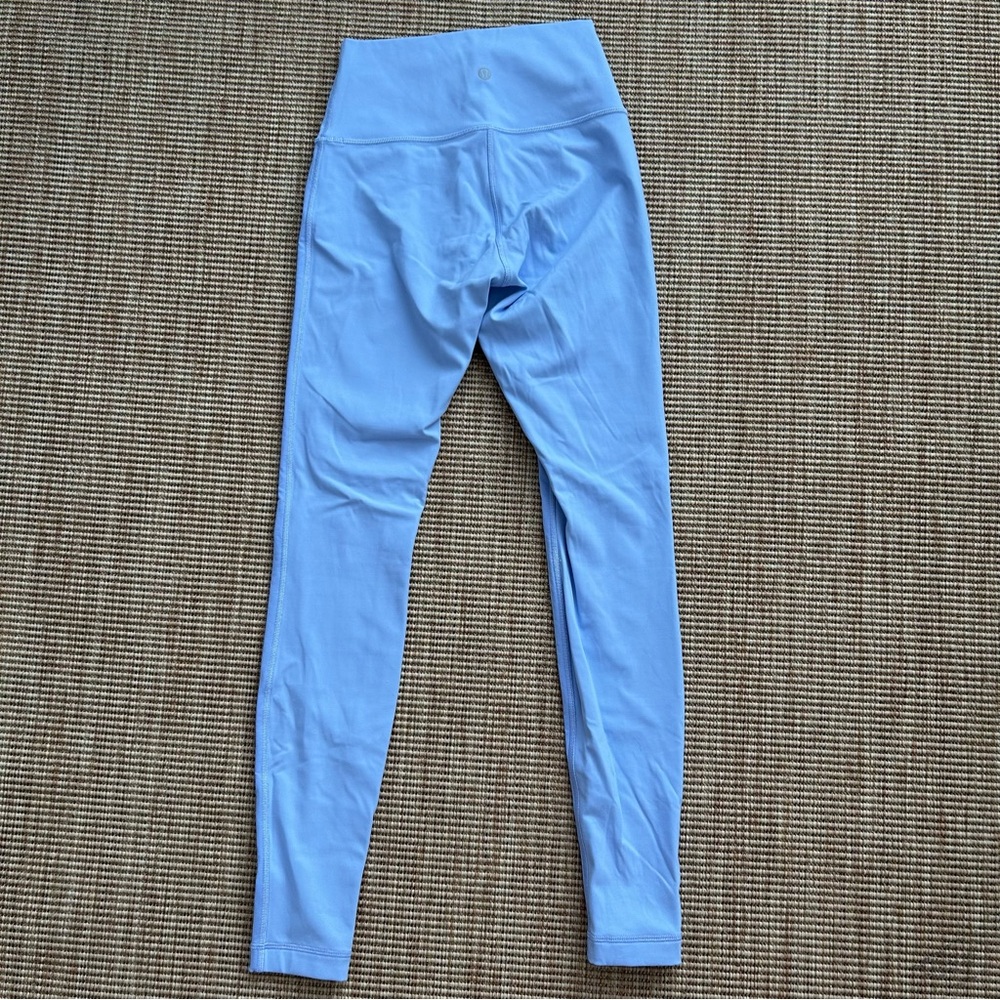 Lululemon Women’s Align Light Blue Leggings Double Lined size 4 - Picture 4 of 9